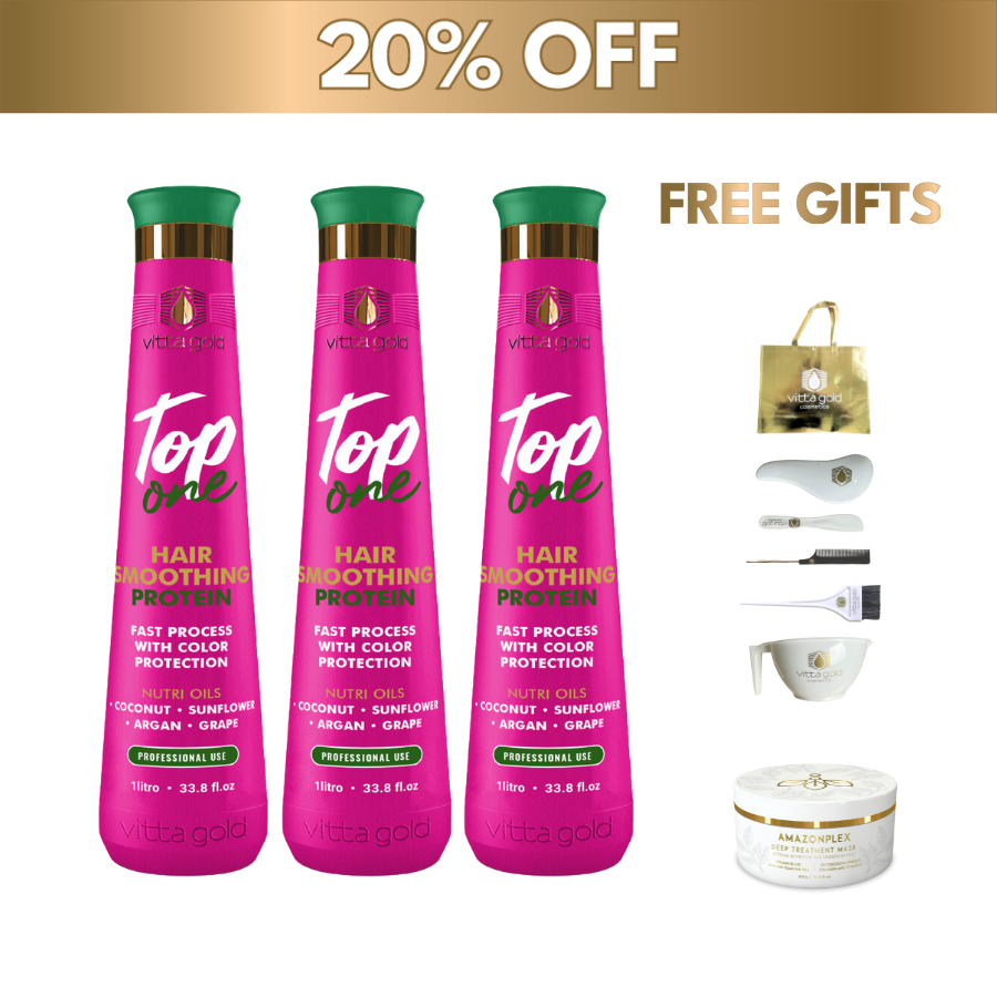 3x Hair Straightening Protein 1000ml Bundle (20% OFF)